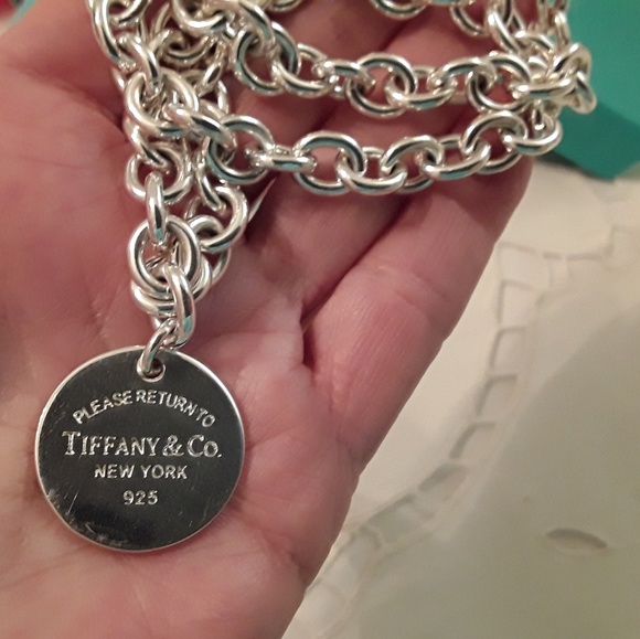 RETURN TO TIFFANY & CO. 925 NECKLACE 20" 66 GRAMS - Picture 6 of 8